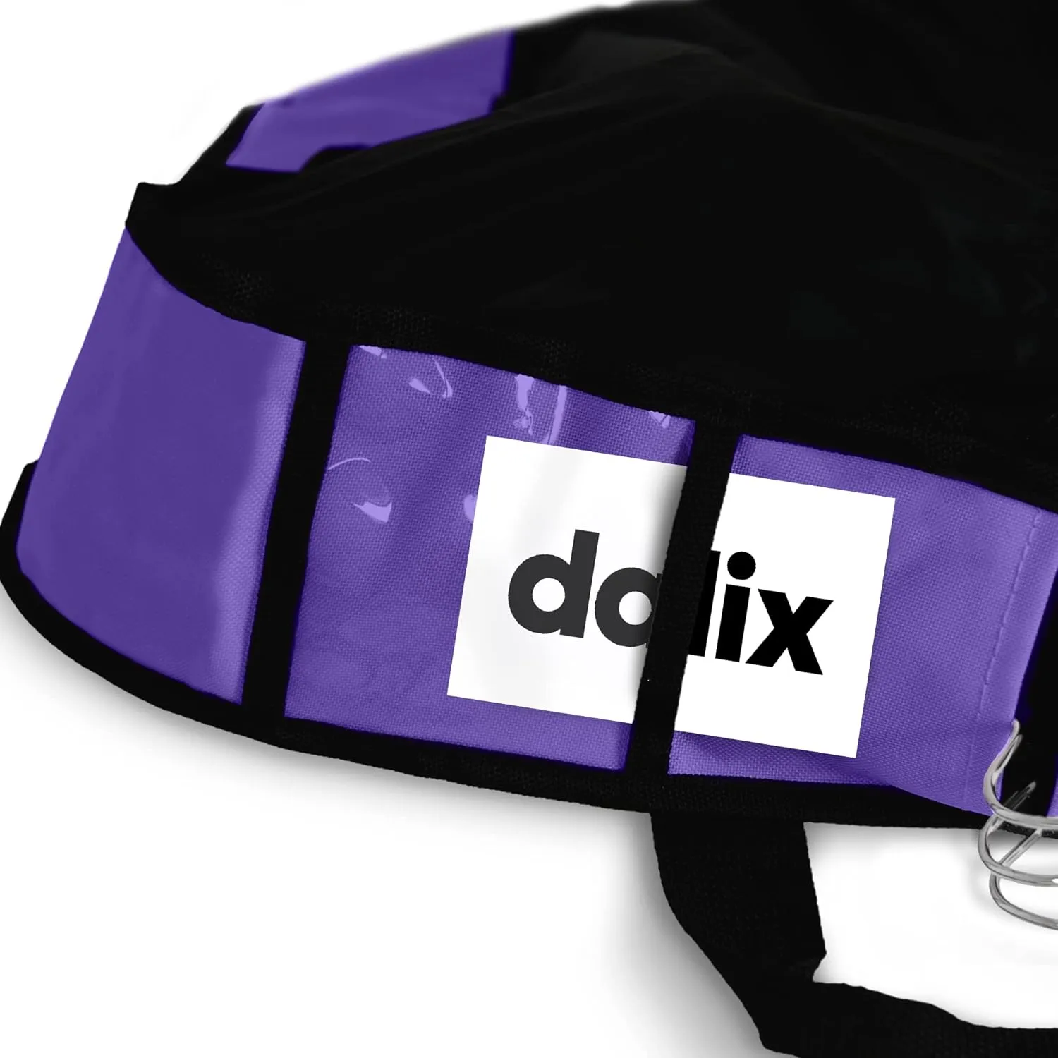 DALIX 39" Garment Bag Cover Suits Dresses Clothing Foldable Shoe Pocket in Purple