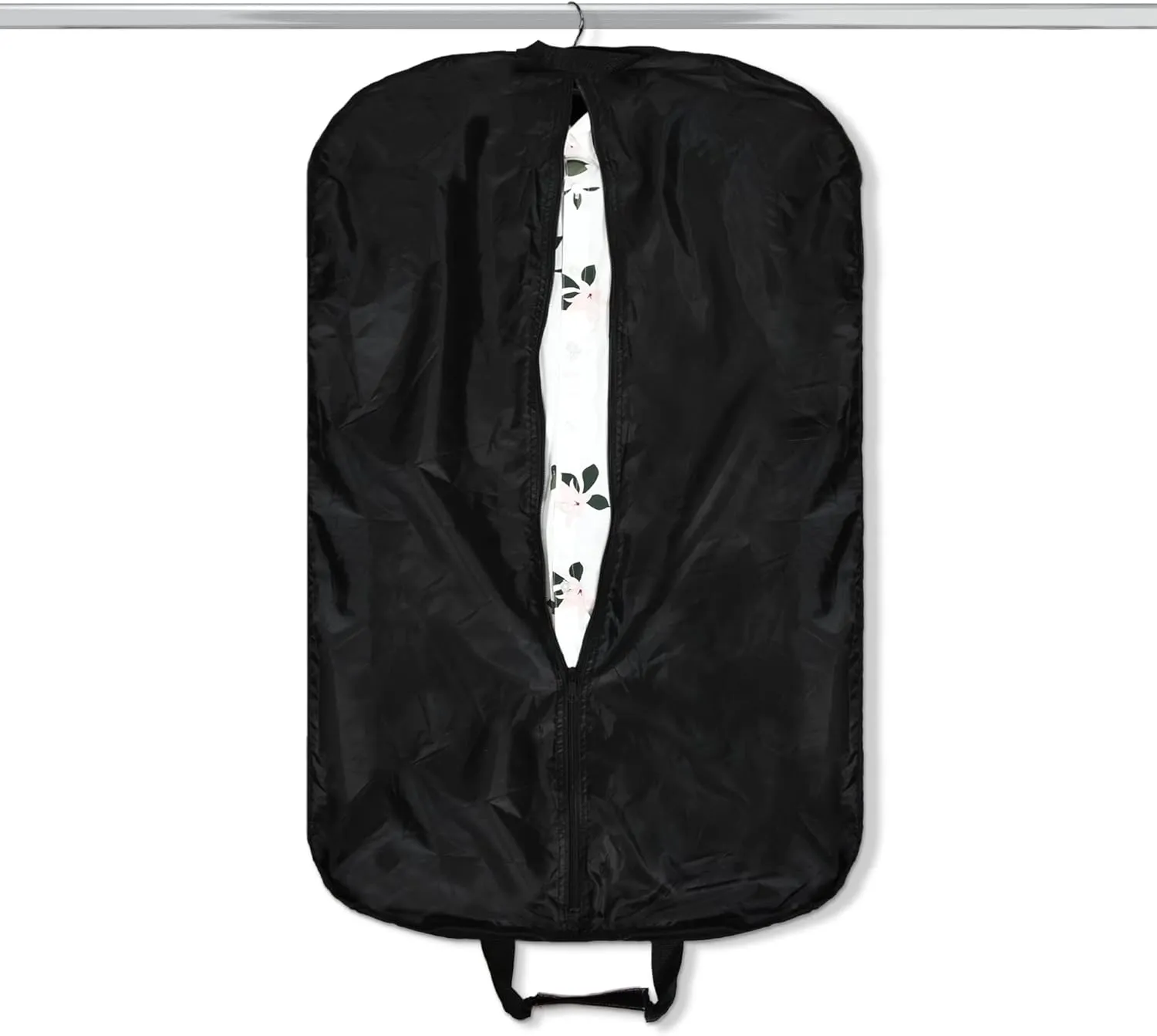 DALIX 39" Garment Bag Cover Suits Dresses Clothing Foldable Shoe Pocket in Purple