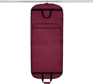 Dalix 60" Foldable Garment Bag Suits Cover Dresses w Front Pocket
