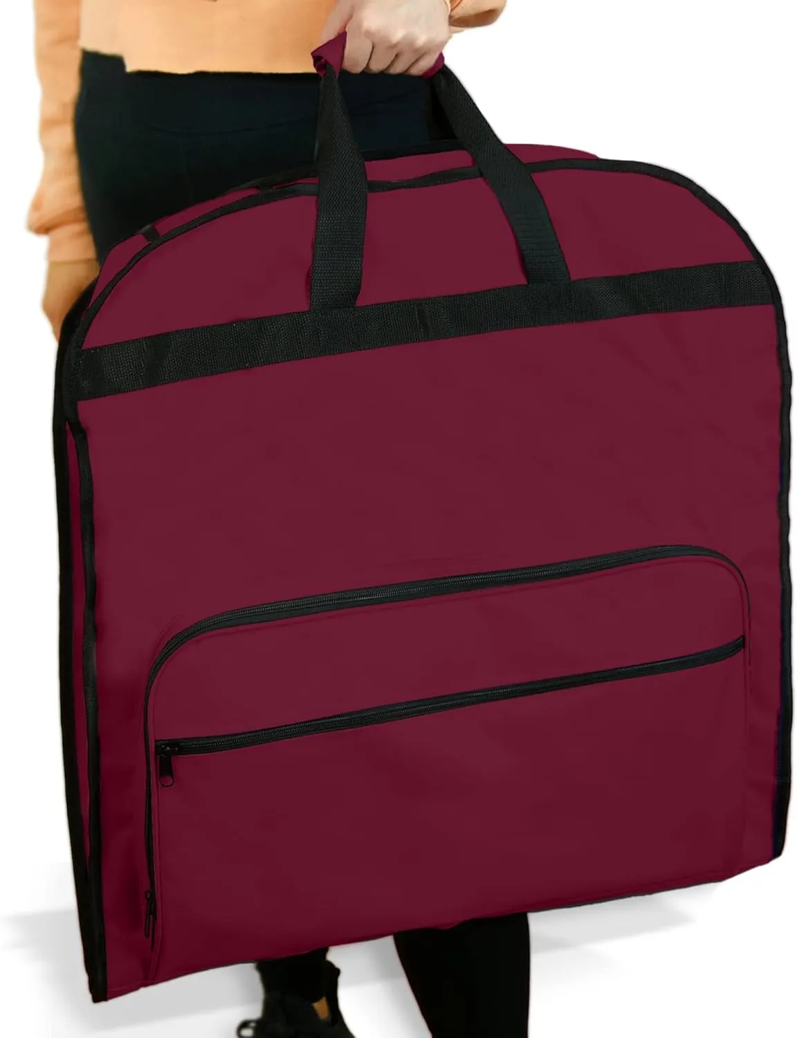 Dalix 60" Foldable Garment Bag Suits Cover Dresses w Front Pocket