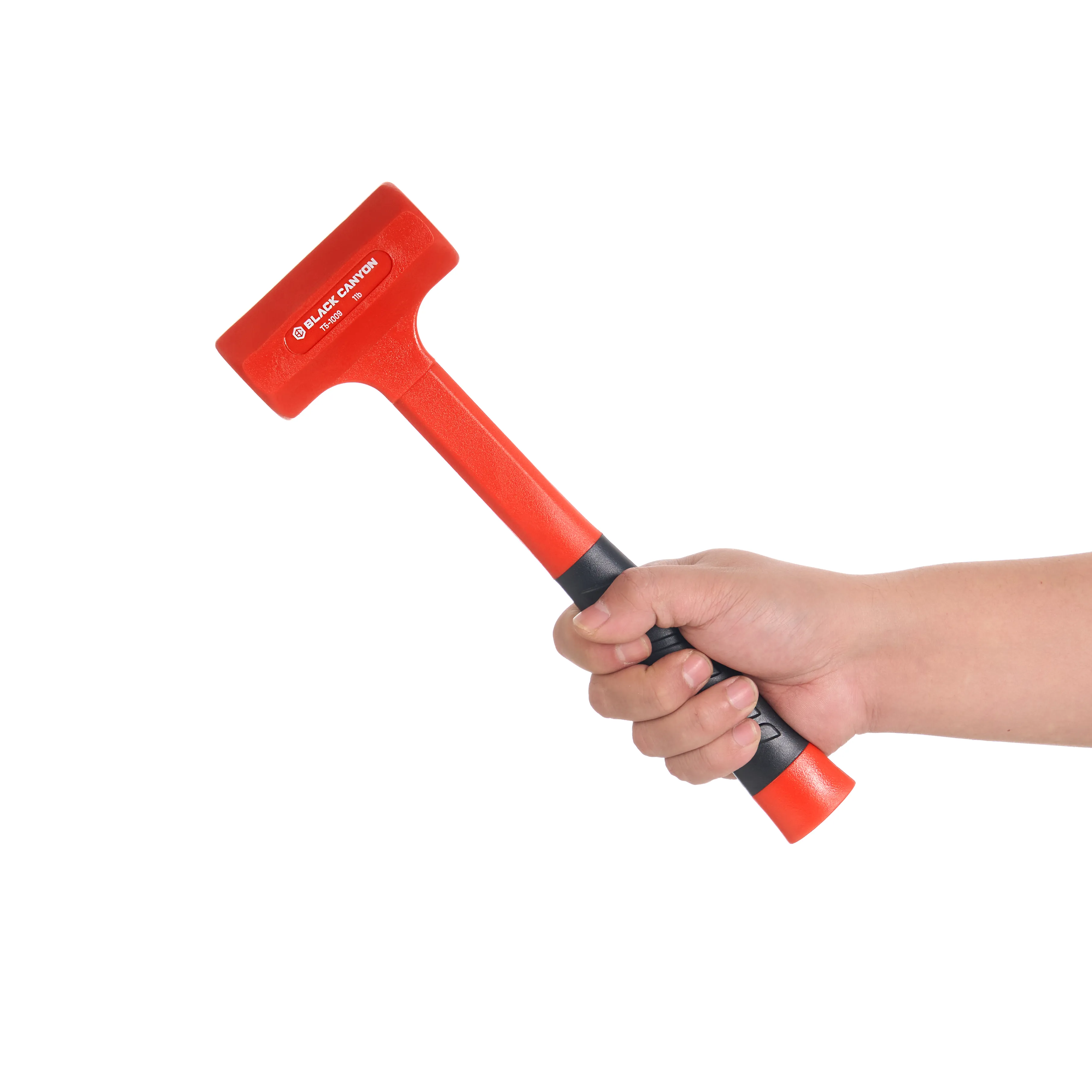 Dead Blow Hammer, 1-inch Face, PVC Head, 18oz