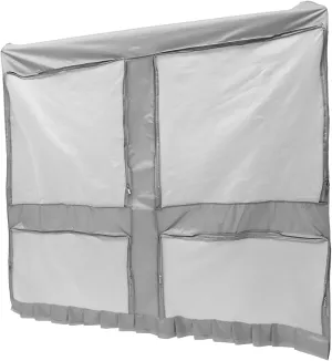 DECHOUS Clothes Rack Cover Oxford Clothing Rack Cover Hanging Suit Bag for Travel Random