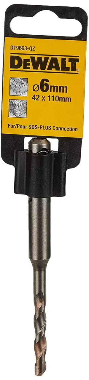 Dewalt DT9663-QZ Hammer drill bit SDS-plus 6mmx4.33"x42mm