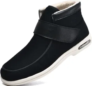 Diabetic Shoes for Men with Swollen Feet Women's Orthopedic Slippers High Top Arthritis Edema House Shoes Plantar Fasciitis Shoes for Elderly Swollen Feet Relief Walking Shoes (Color : 1, Size : 41