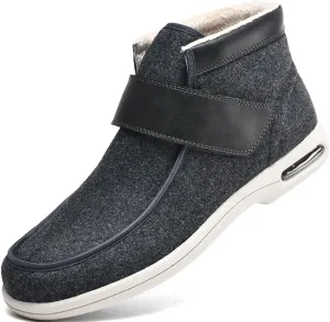 Diabetic Shoes for Men with Swollen Feet Women's Orthopedic Slippers High Top Arthritis Edema House Shoes Plantar Fasciitis Shoes for Elderly Swollen Feet Relief Walking Shoes (Color : 2, Size : 41