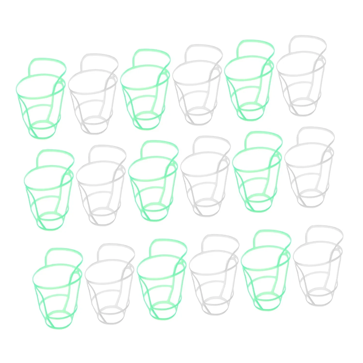 Didiseaon Bottle Sleeve 20pcs Plastic Hanging Net Bag for Saline Bottle Storage Hospital Accessories