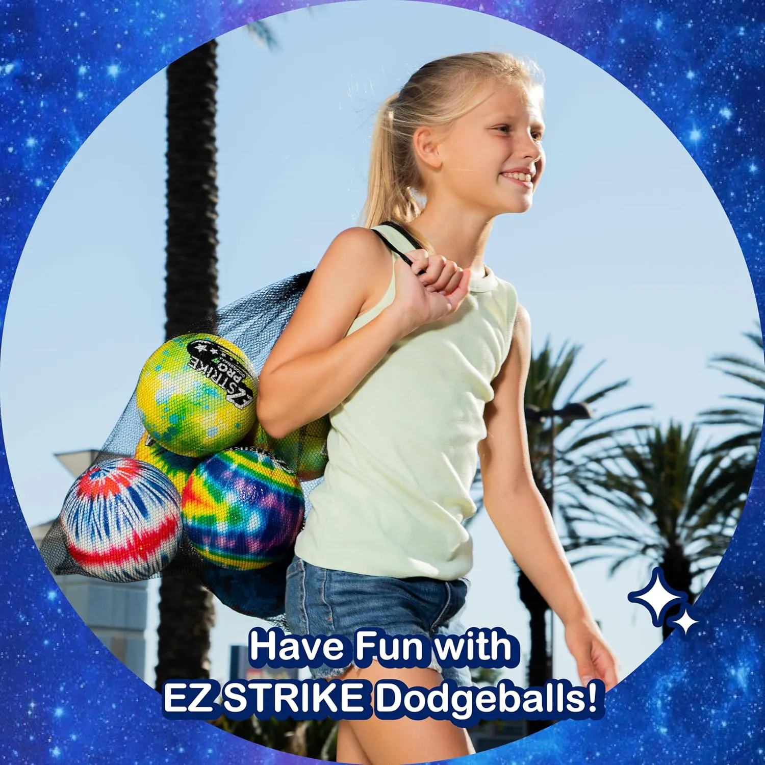 Dodgeballs, Foam Playground Ball Set, 6” Dodge Balls Kick Ball for Kids&Adults, Hand Ball for Outdoor&Indoor with Mesh Storage Bag