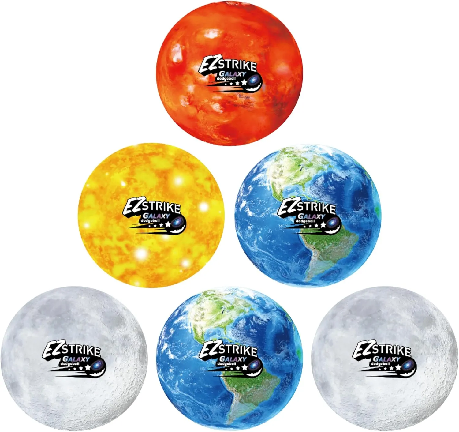 Dodgeballs, Foam Playground Ball Set, 6” Dodge Balls Kick Ball for Kids&Adults, Hand Ball for Outdoor&Indoor with Mesh Storage Bag