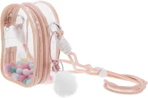 Doll Storage Bag with Shoulder Strap Hanging Bag for Collectibles Display Case for Small Figures