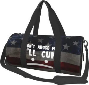 Don'T Abuse Me I'Ll Cum Duffel Bag Gym Bag Travel Sports Tote Large Foldable Beach Swim Yoga8
