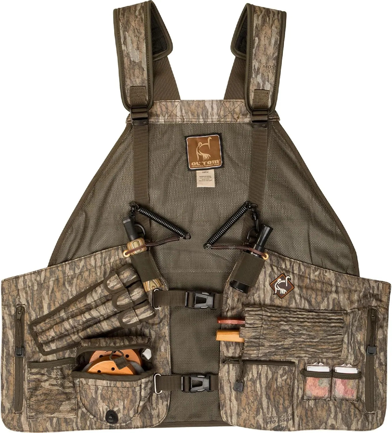 Drake Waterfowl Ol’Tom Time & Motion Easy-Rider Adjustable Turkey Vest for Hunting
