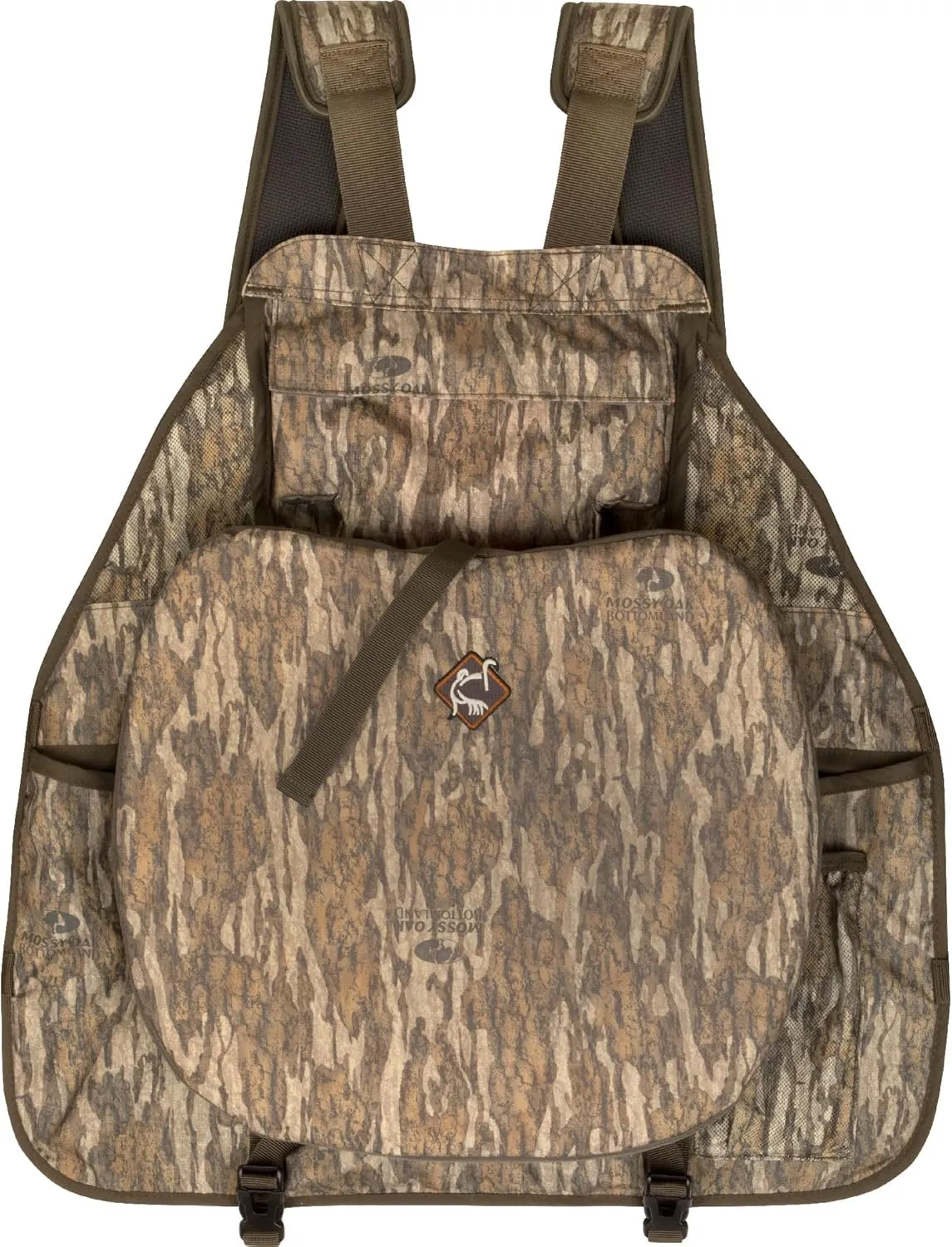 Drake Waterfowl Ol’Tom Time & Motion Easy-Rider Adjustable Turkey Vest for Hunting