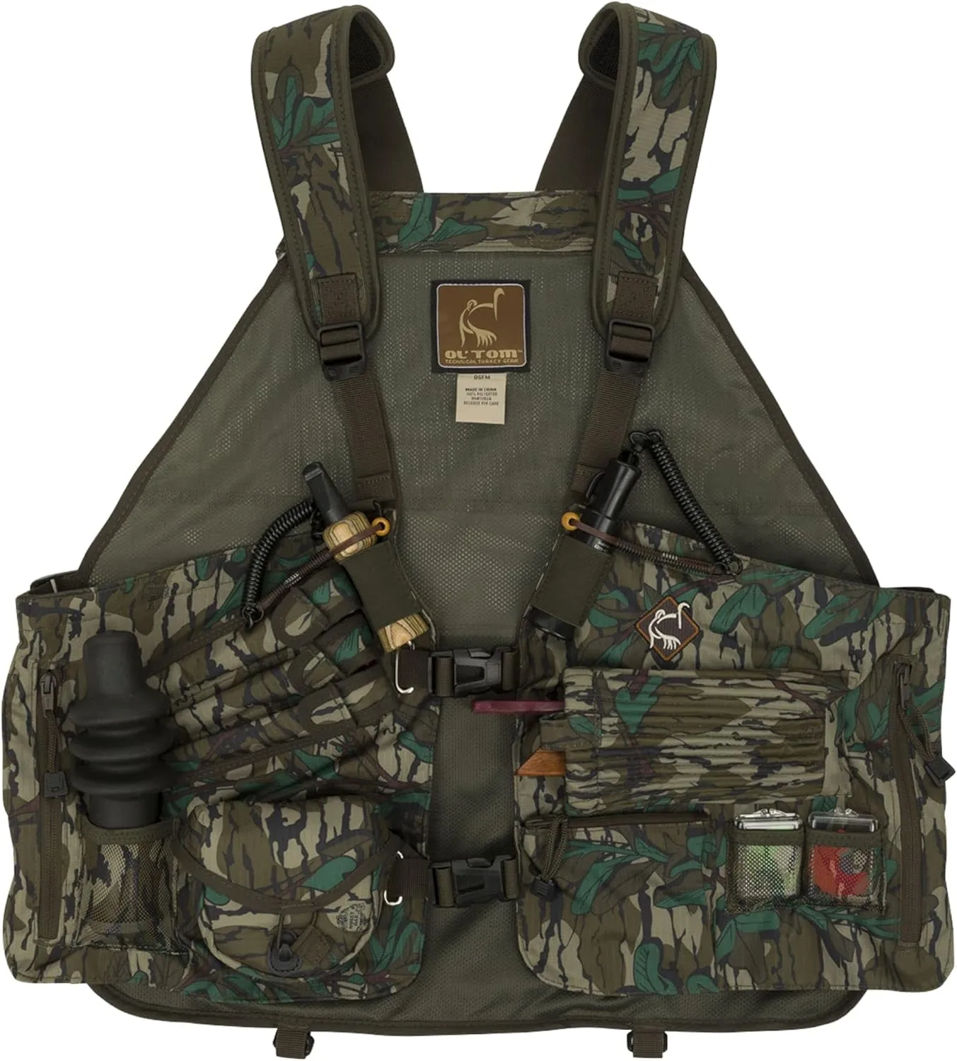 Drake Waterfowl Ol’Tom Time & Motion Easy-Rider Adjustable Turkey Vest for Hunting