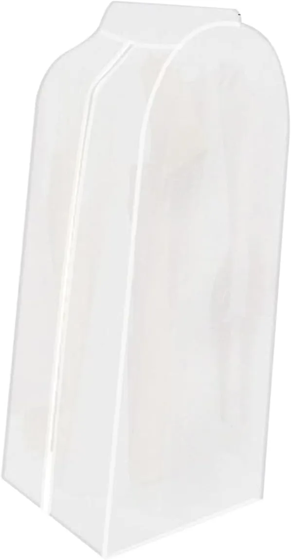 Dustproof Clothes Hanging Bag Garment Bag for Storage Peva Material Design Wardrobe Cover Simple Zipper Prevent Wrinkles