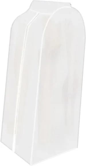 Dustproof Clothes Hanging Bag Garment Bag for Storage Peva Material Design Wardrobe Cover Simple Zipper Prevent Wrinkles