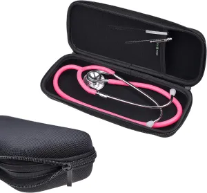 Eco-Fused Stethoscope Case Compatible with 3M Littmann, MDF, ADC, Omron, etc. - Large Mesh Pocket for Accessories - Strong Nylon Material - Protects your Stethoscope