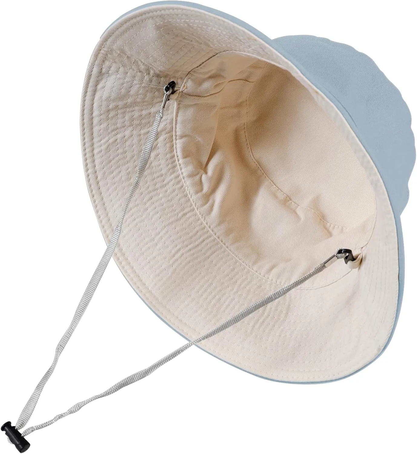 Eigso Unisex Cotton Bucket Hat for Women Men Solid Colors Outdoor Summer Fisherman Hat for Woman Man Beach Travel Sun Hats