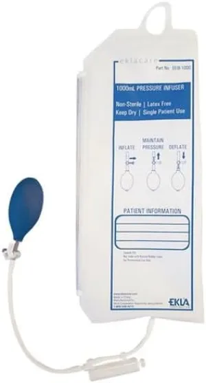Ekla Pressure Infuser Bag, Mesh (1000cc), White