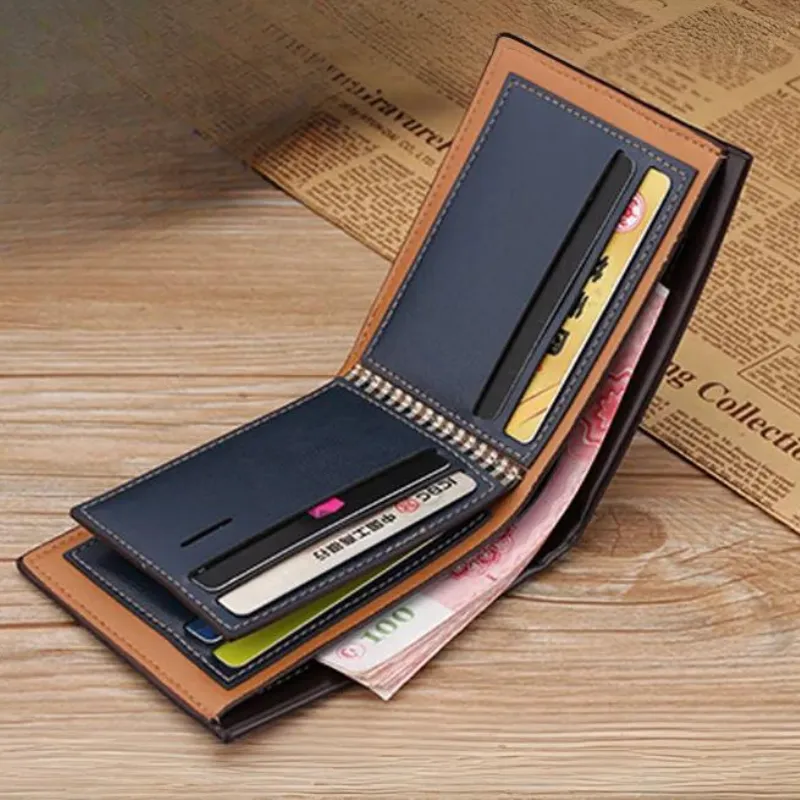Elegant wooden wallet with groove detail