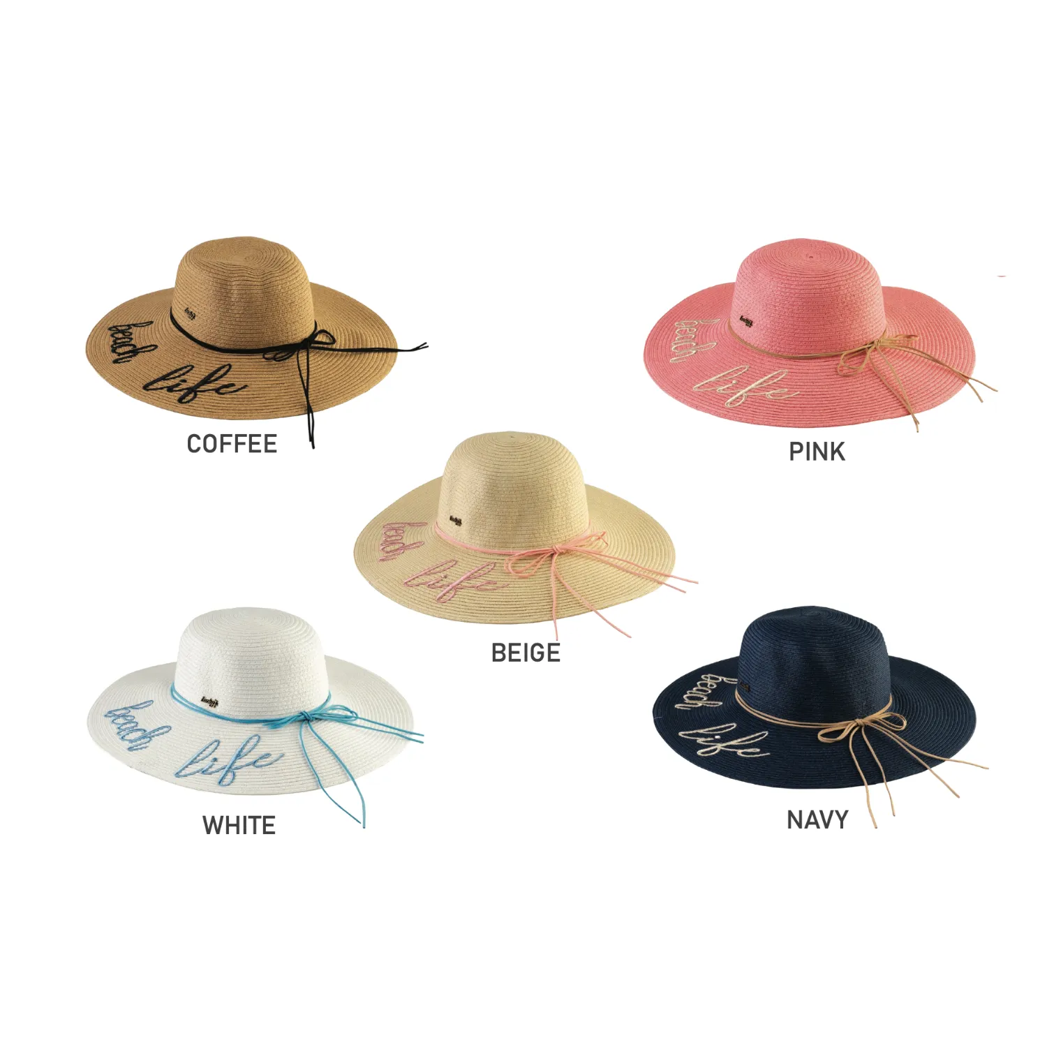 Embroidered Straw Hat Collection - Model FH276