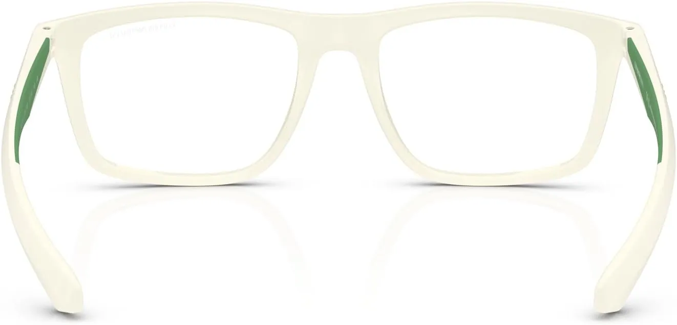 Emporio Armani Men's Ea4235 with Sun Clip-ons Square Prescription Eyewear Frames