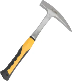 Ergonomic Geologist Hammer Carbon Steel Pointed Tip Tool for Geology Exploration