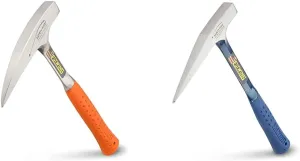Estwing 22 Oz & 13 oz Rock Pick Set - Geology Hammers with Pointed Tip, Smooth Face & Shock Reduction Grip