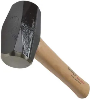 ESTWING Drilling/Crack Hammer - 3-Pound Sledge with Forged Steel Construction & Hickory Handle - MRW3LB