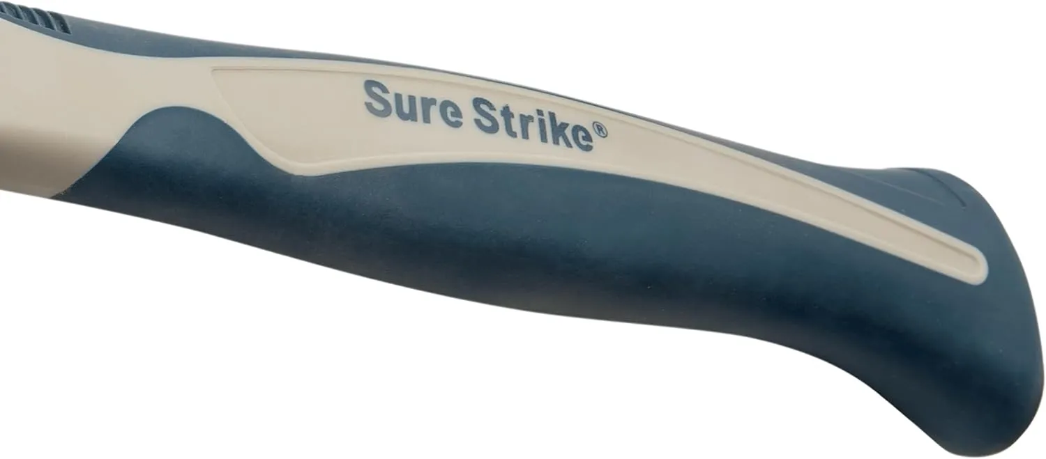 ESTWING Sure Strike Hammer - 16 oz Rip Claw Hammer with Smooth Face & Carbon Fiber Handle - SSCF16S
