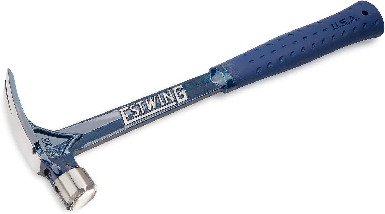 ESTWING Ultra Series Hammer - 15 oz Rip Claw Framing Hammer with Smooth Face & Shock Reduction Grip - E6-15S