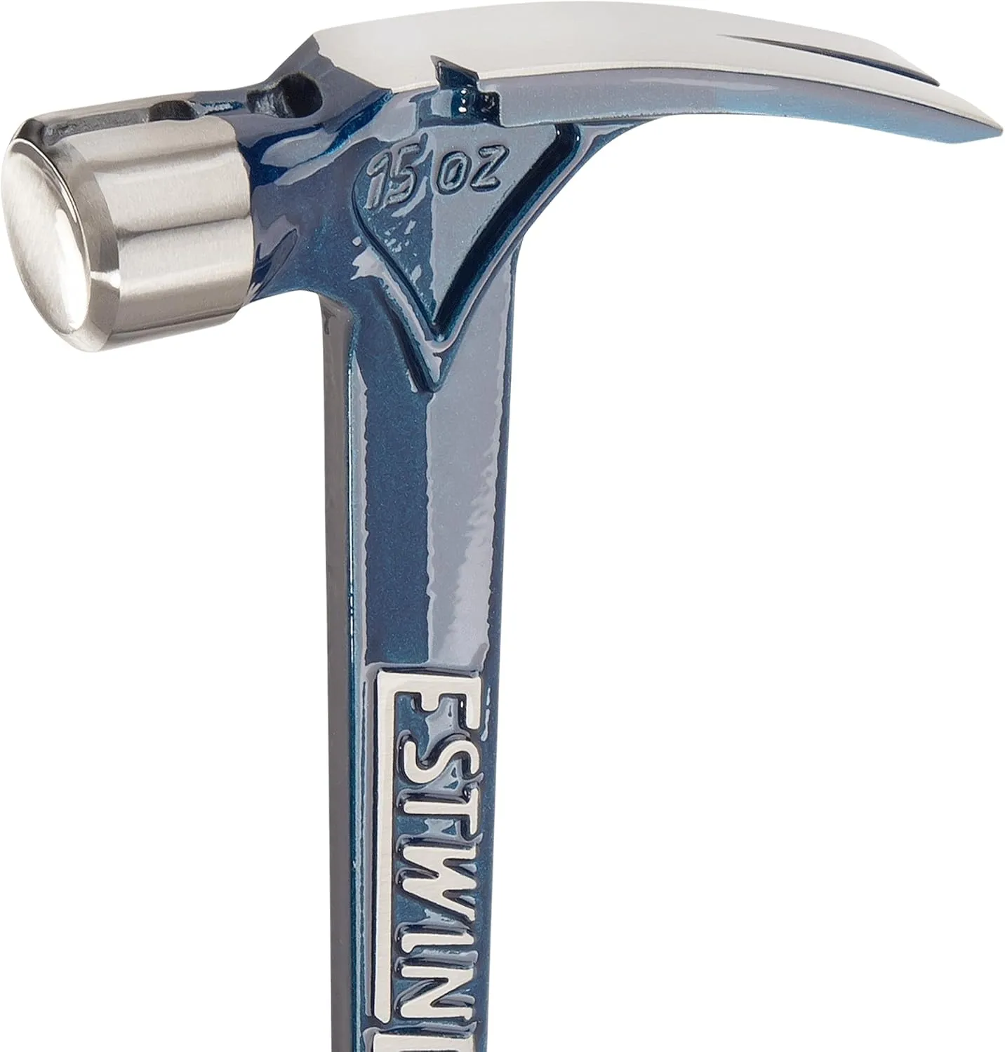 ESTWING Ultra Series Hammer - 15 oz Rip Claw Framing Hammer with Smooth Face & Shock Reduction Grip - E6-15S