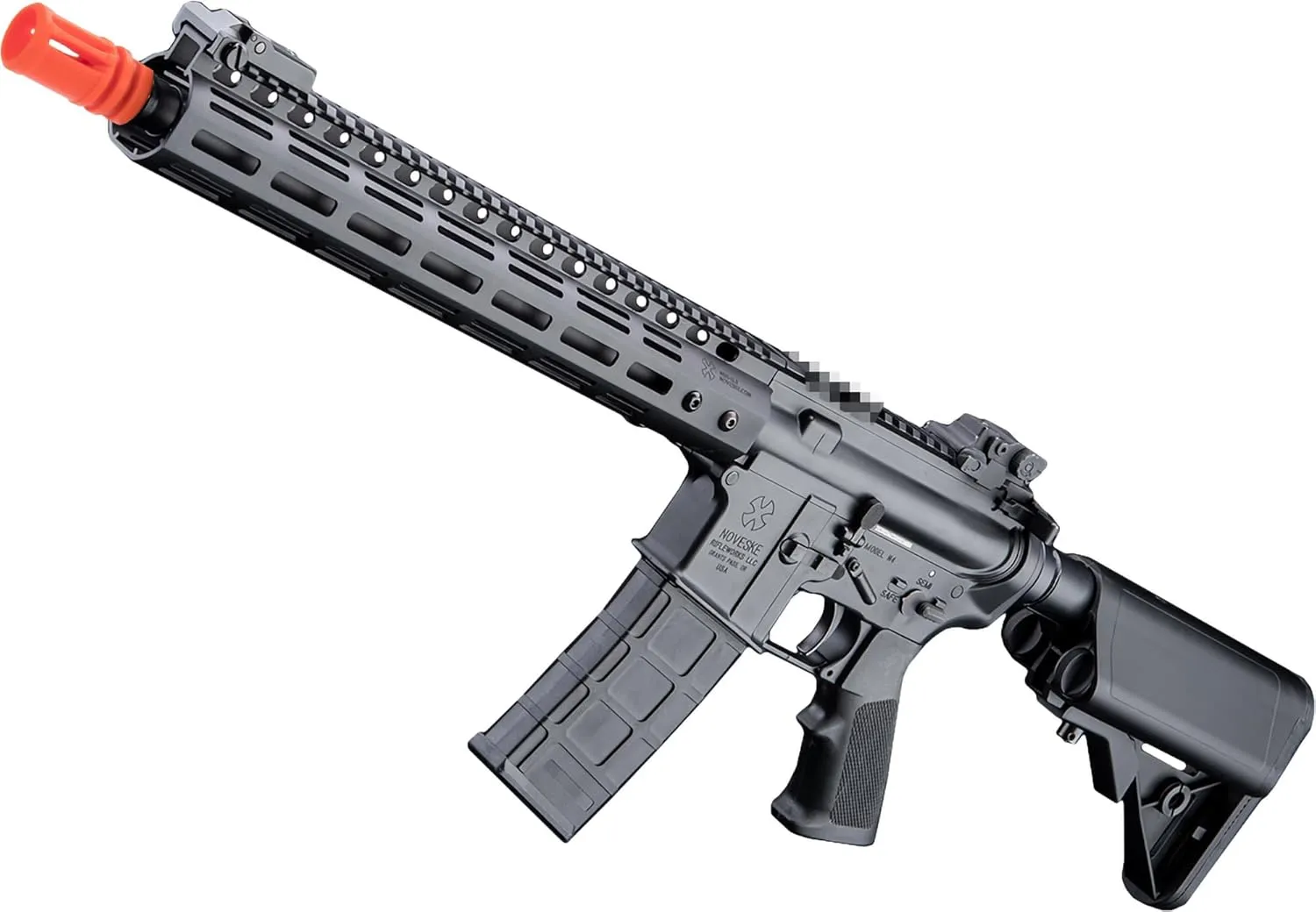 Evike Airsoft - EMG Helios Noveske Licensed N4 Gas Blowback M4 w/MLOK Handguard (Model: 13" Handguard Carbine)