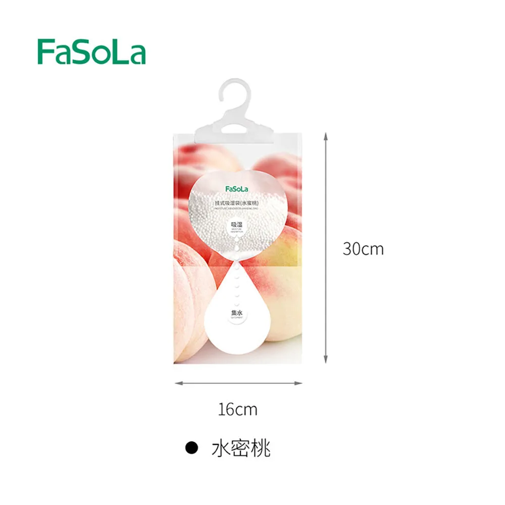 FaSoLa Hanging Moisture Absorber Bag - Peach Scent