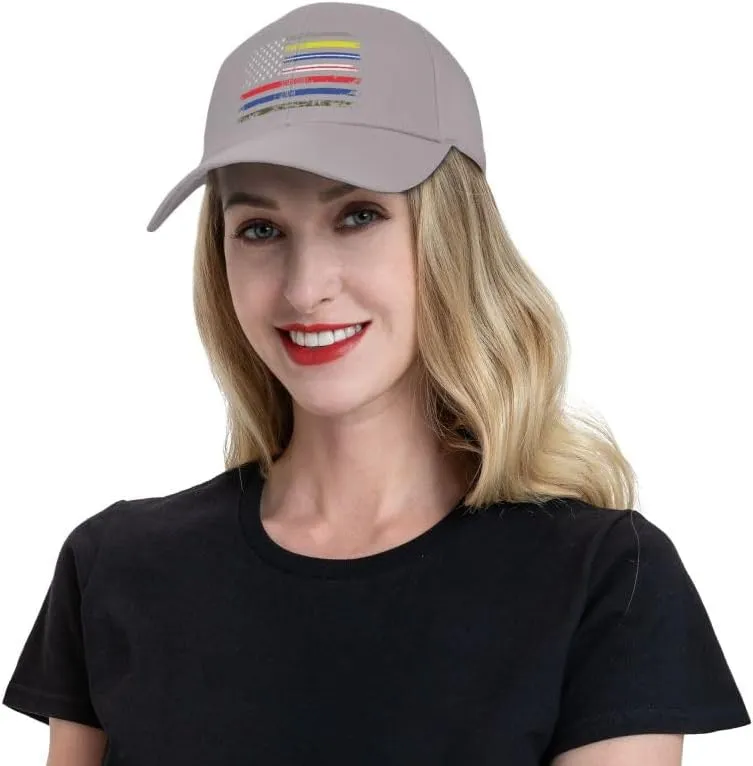 First Responders Hero Flag Nurse E-M-S Police Fire Military Flag-Baseball Caps Denim Hats Cowboy Knit hat Fisherman's hat