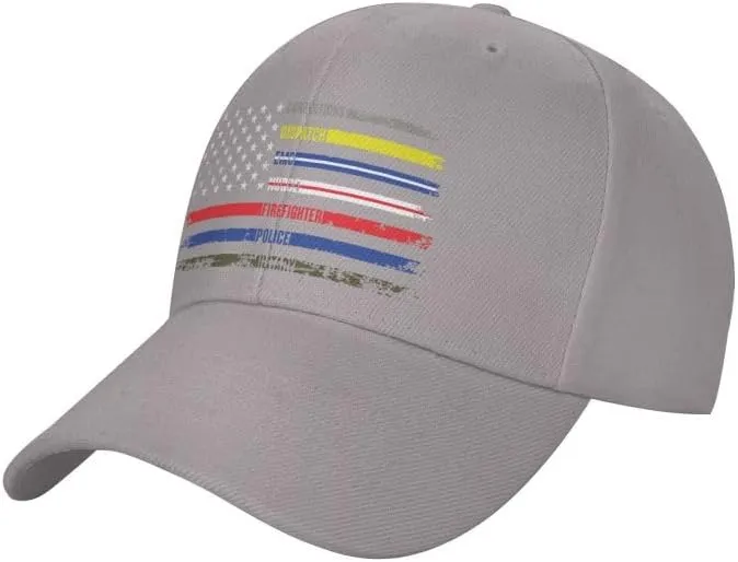 First Responders Hero Flag Nurse E-M-S Police Fire Military Flag-Baseball Caps Denim Hats Cowboy Knit hat Fisherman's hat