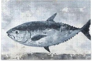 Fish Closeup Vintage Jigsaw Puzzle for Adults 1000 Pieces, Extremely Challenging and Difficult Puzzle for Family Games, Party Entertainment, and Brain Teasing Fun