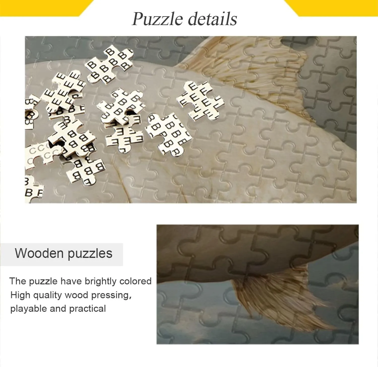 Fish Surreal Vintage Jigsaw Puzzle for Adults 1000 Pieces, Extremely Challenging and Difficult Puzzle for Family Games, Party Entertainment, and Brain Teasing Fun