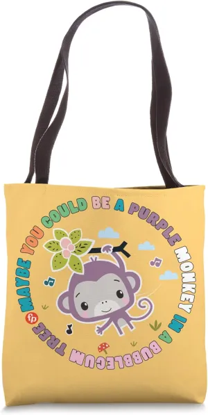 Fisher-Price Purple Monkey - Hanging Purple Monkey Tote Bag