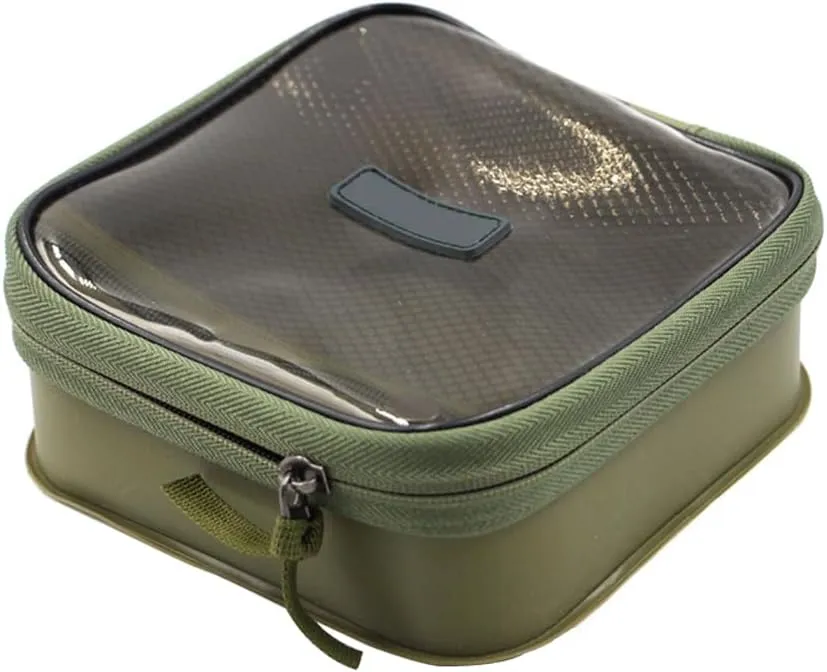 Fishing Equipment Organizer Bucket Sturdy Mesh Design with Moderate Capacity, Two Pocket Design for Outdoor Activities Like Camping and Hiking