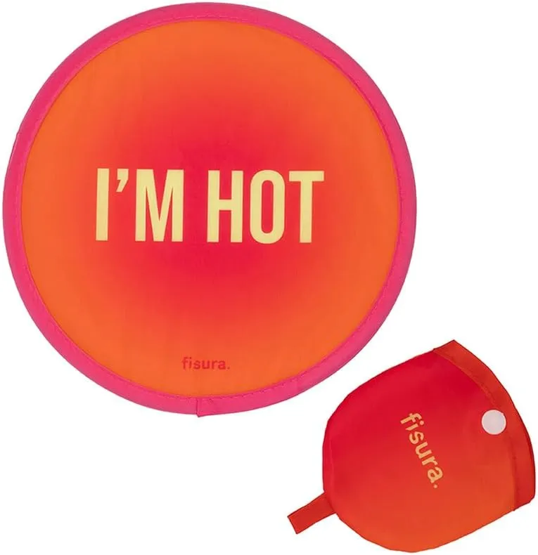 Fisura – Foldable round folding fanS. Original Foldable frisbees for parties. Measurements: 7.87 inches.