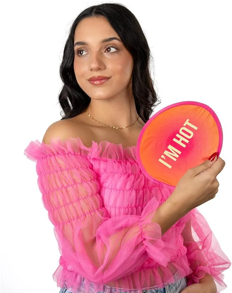 Fisura – Foldable round folding fanS. Original Foldable frisbees for parties. Measurements: 7.87 inches.