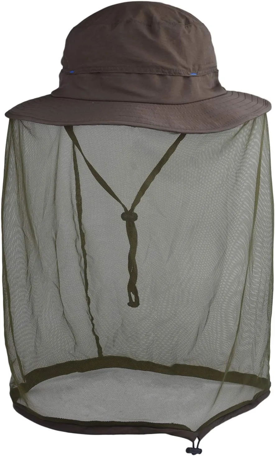 Flammi Mosquito Net Hat Safari Hat UPF 50  Sun Protection Boonie Hats for Men with Neck Flap Fishing Hiking Hat for Men/Women