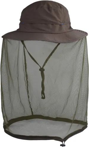 Flammi Mosquito Net Hat Safari Hat UPF 50  Sun Protection Boonie Hats for Men with Neck Flap Fishing Hiking Hat for Men/Women