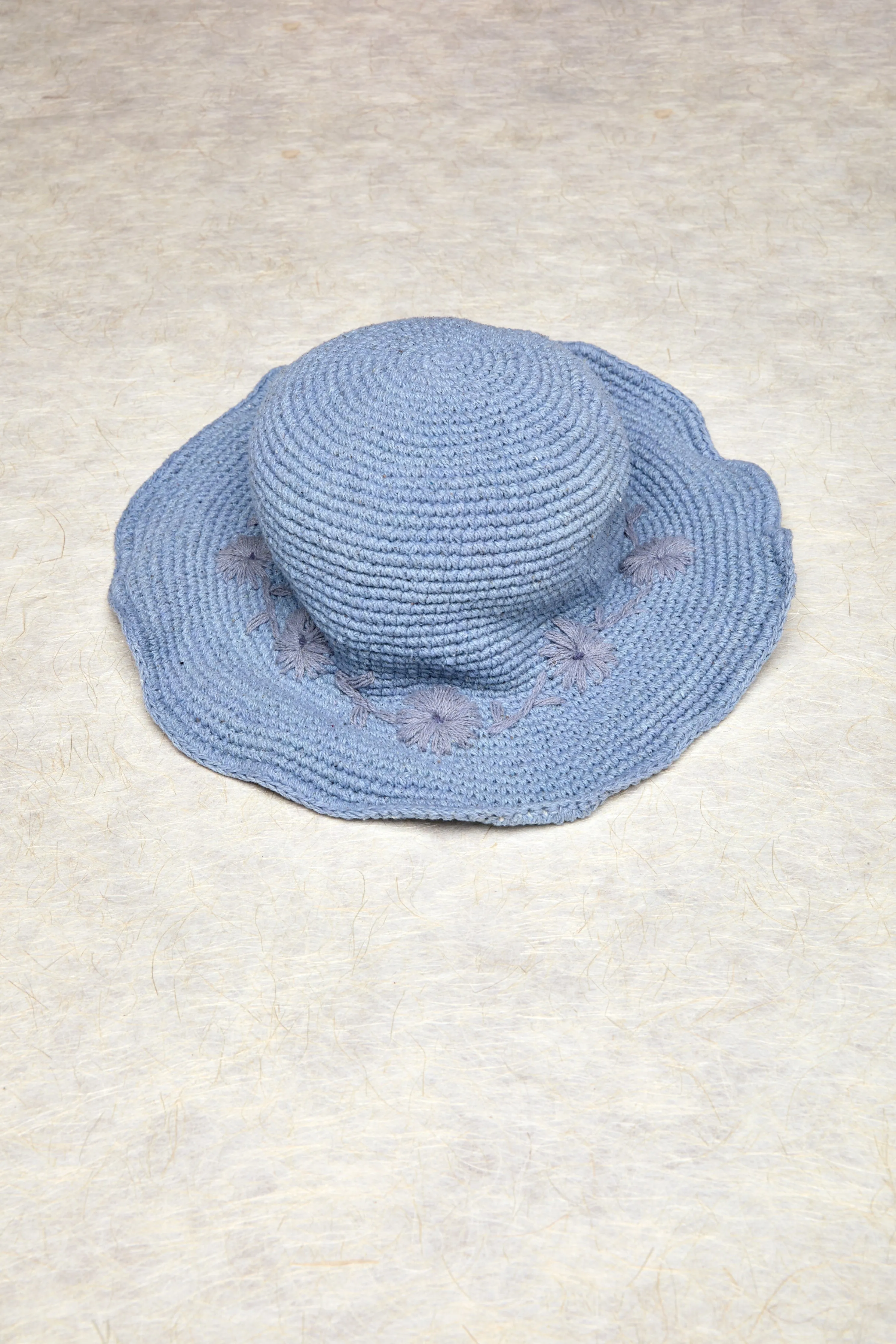 Fleur Slate Cloud Sun Hat UPF 35