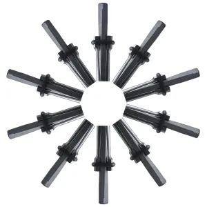 FLK Tech 5/8" Plug Wedges and Feather Shims Concrete Rock Stone Splitter Hand Tools 16mm (10, 5/8")