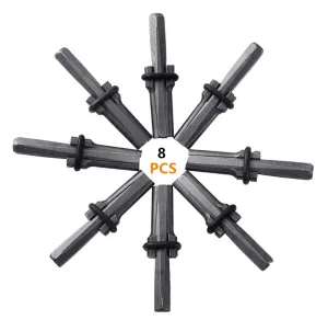 FLK Tech 5/8" Plug Wedges and Feather Shims Concrete Rock Stone Splitter Hand Tools 16mm (8, 5/8")
