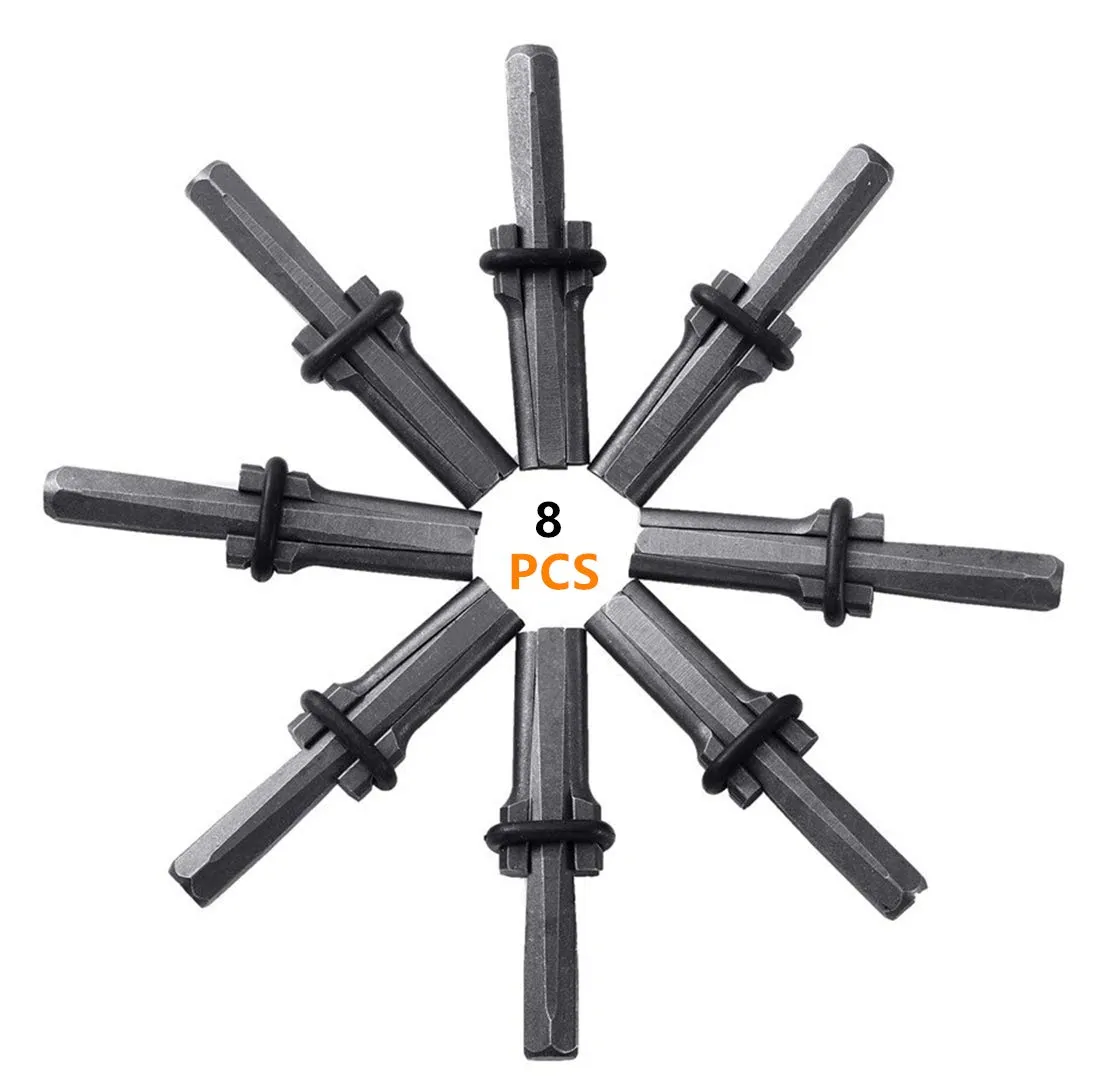 FLK Tech 5/8" Plug Wedges and Feather Shims Concrete Rock Stone Splitter Hand Tools 16mm (8, 5/8")