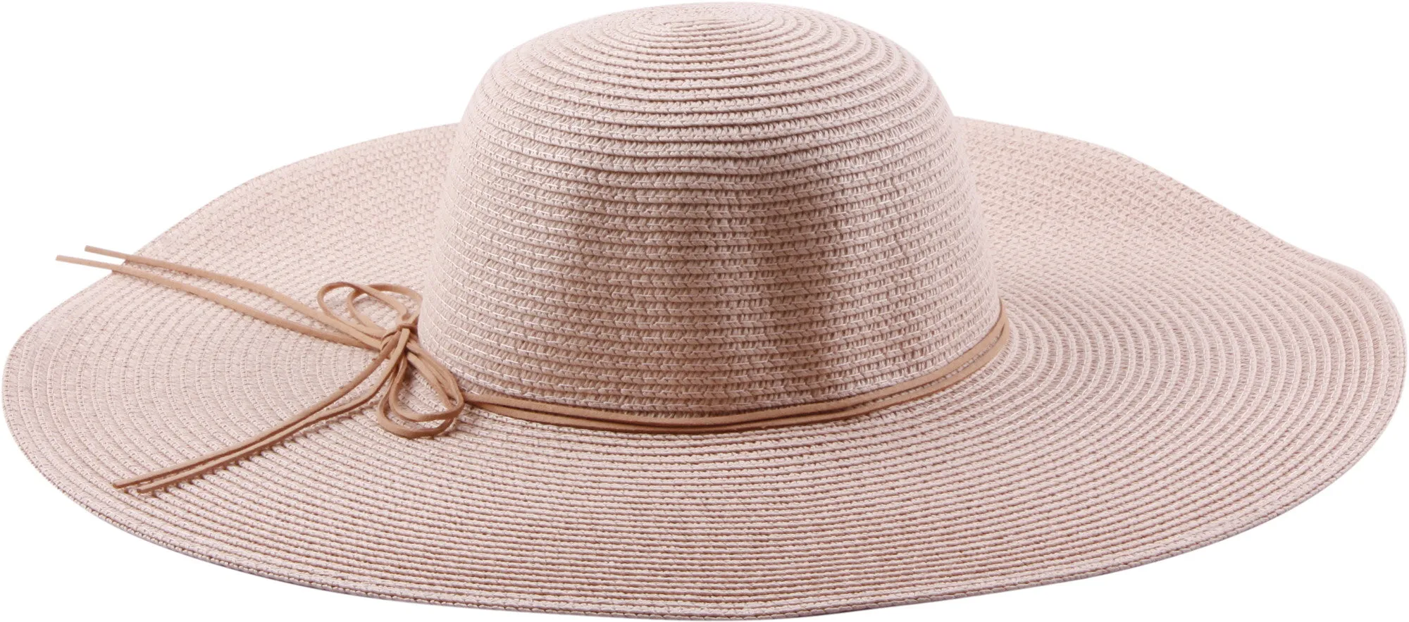 Floppy Straw Hat Collection with Ribbon Accent - Model FH345