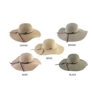 Floppy Straw Hat Collection with Ribbon - FH278