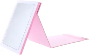 Foldable Led Makeup Mirror USB Charging Portable Cosmetic Mirror Modes Compact Design for Travel and Home Use for Daily Makeup Application